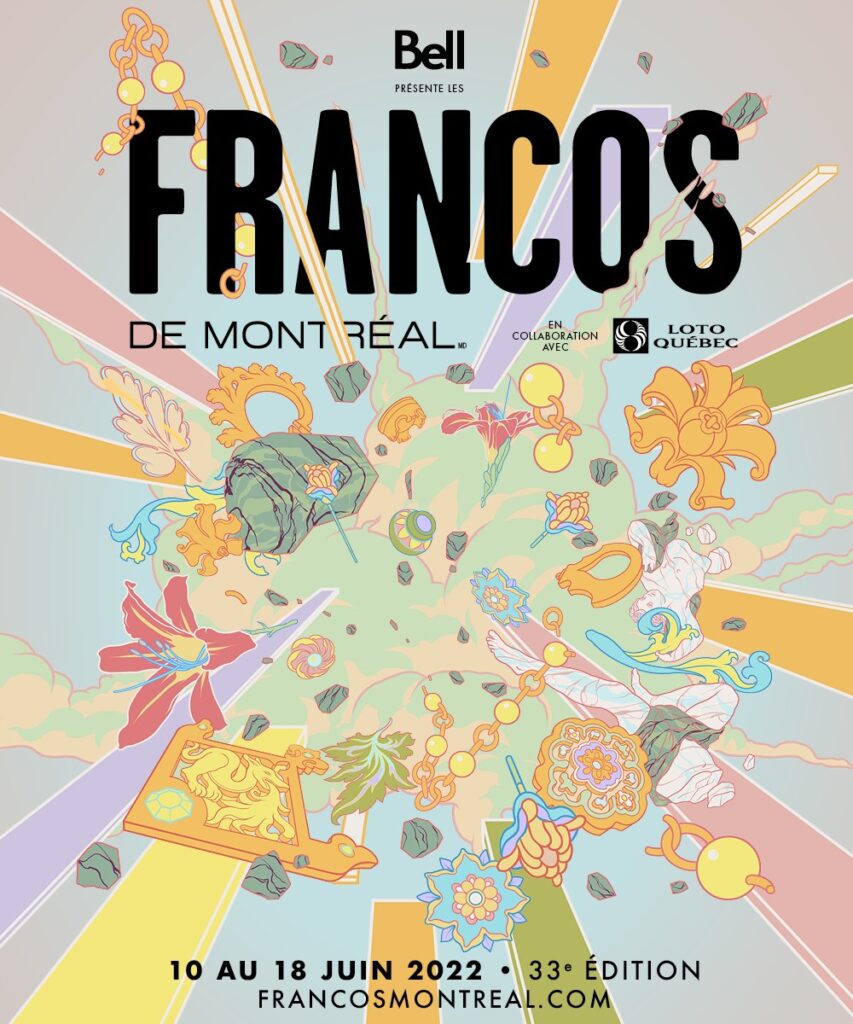 Afffiche des Francos de Montréal 2022